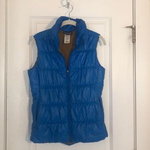 Patagonia blue puffer vest